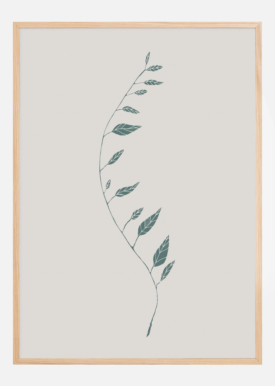 Product Image for Wavy Branch Green Poster (21x29.7 cm (A4))