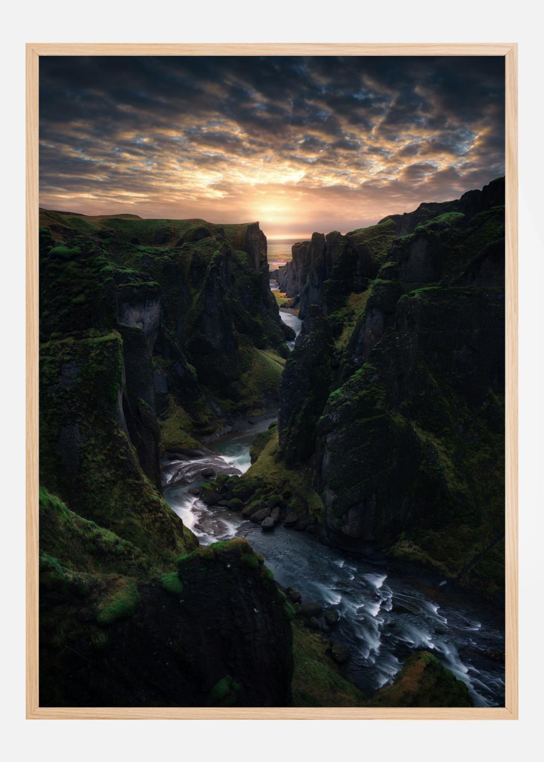 Product Image for Light Canyon. Poster (21x29.7 cm (A4))