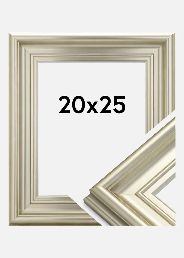 Ramverkstad Fotolijst Mora Premium Zilver 20x25 cm