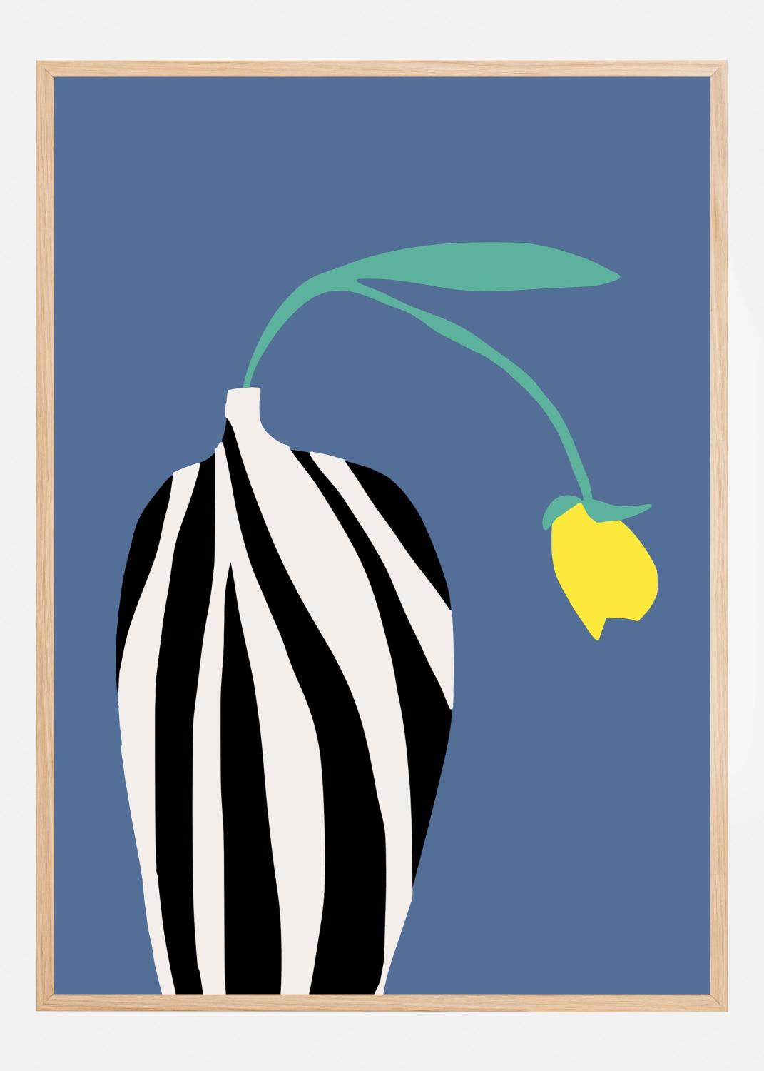 Product Image for Tulip In Zebra Striped Vase Poster (40x60 cm)