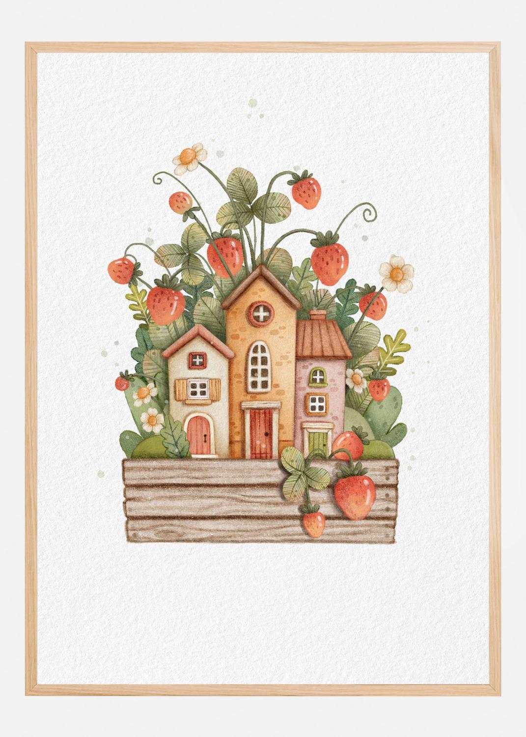 Product Image for Sweet Strawberry House Poster (30x40 cm)
