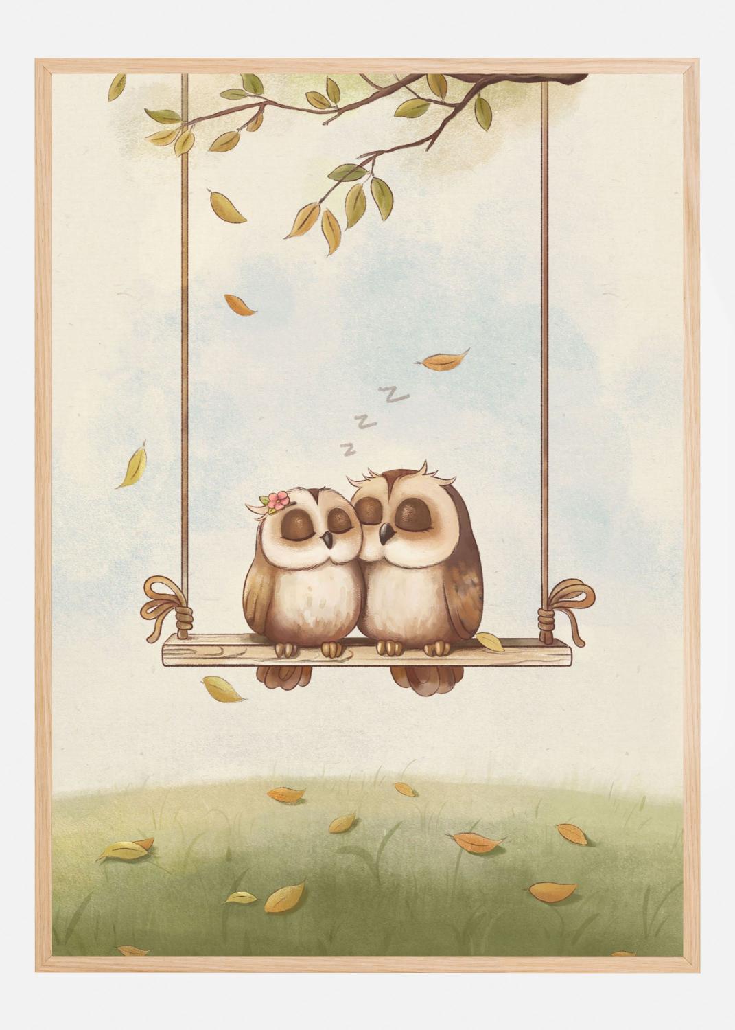 Product Image for Owls in love Poster (40x60 cm)