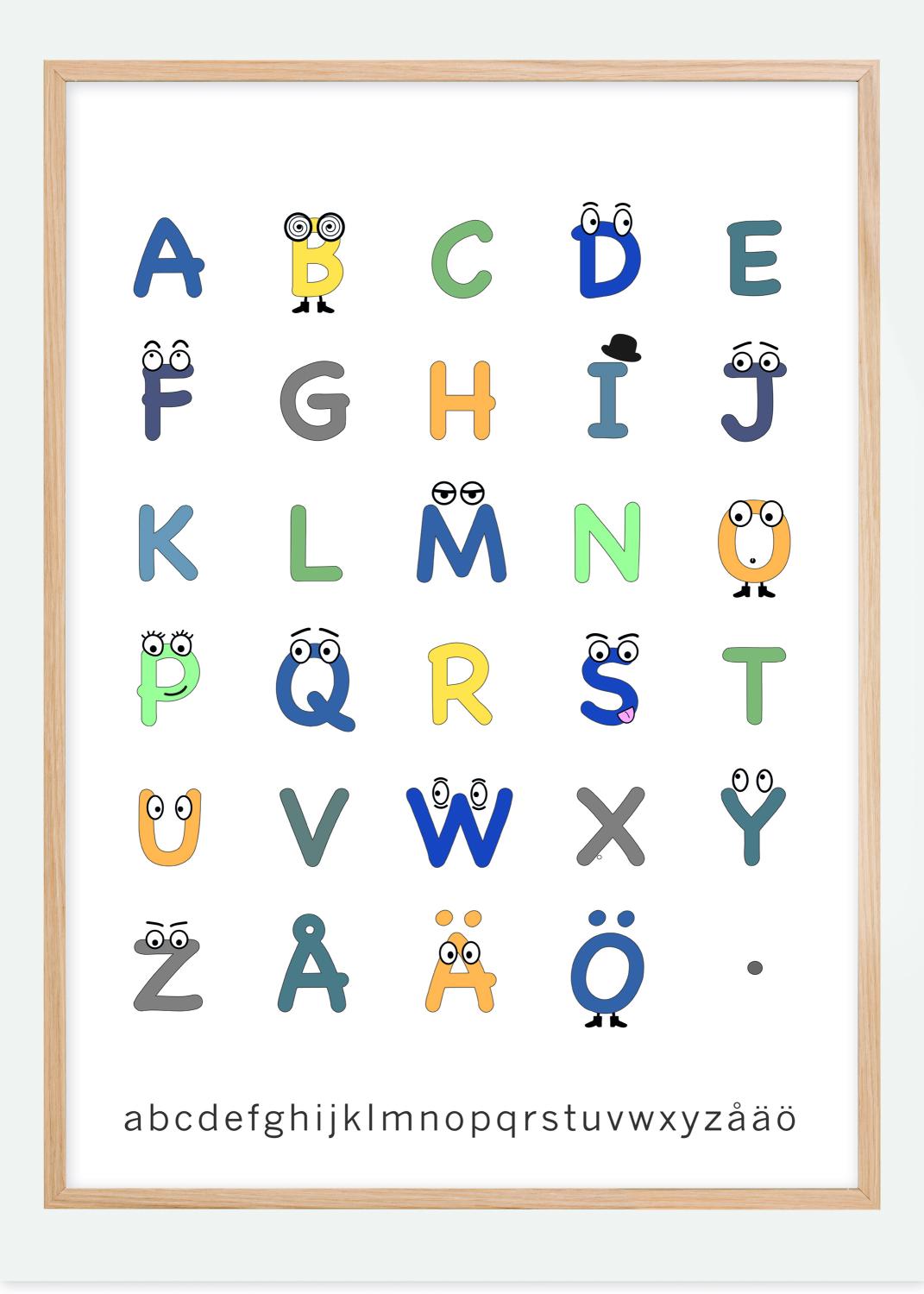 Product Image for ABC color Poster
