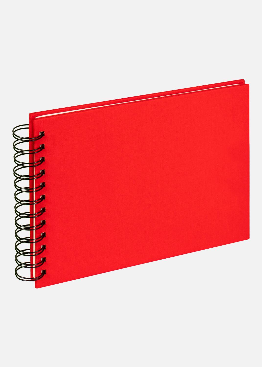 Product Image for Cloth Spiraalalbum Rood - 19,5x15 cm (40 Zwarte zijden / 20 bladen)
