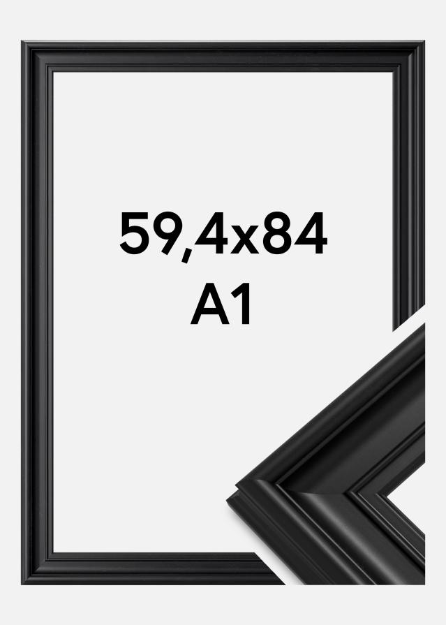 Ramverkstad Fotolijst Mora Premium Zwart 59,4x84 cm (A1)