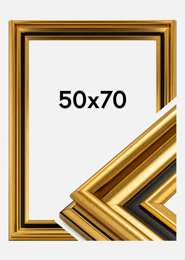 Galleri 1 Fotolijst Gysinge Premium Goud 50x70 cm