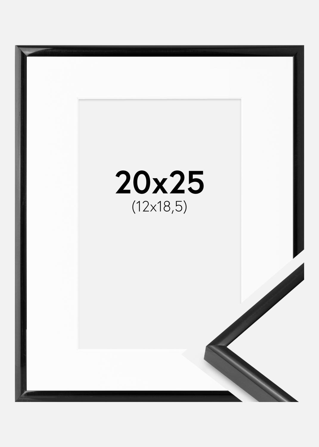 Product Image for Fotolijst BGA Modern Style Zwart 20x25 cm - Passe-partout Wit 13x19,5 cm