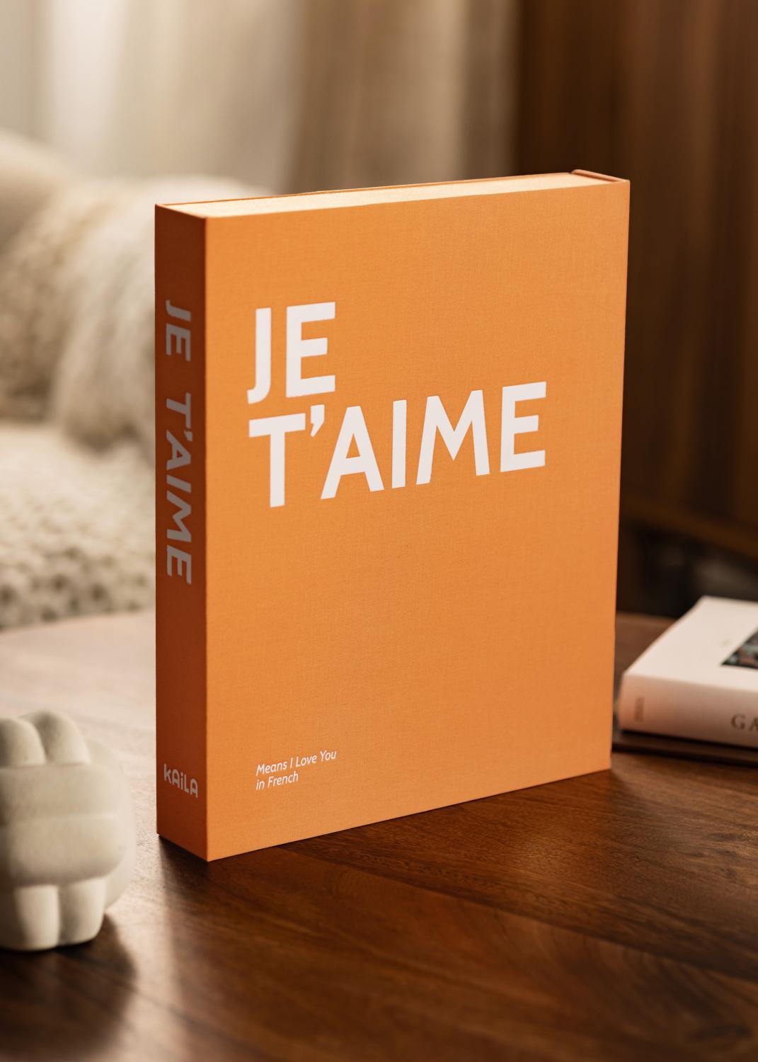 Product Image for KAILA JE T'AIME - Coffee Table Photo Album (60 Zwarte zijden)