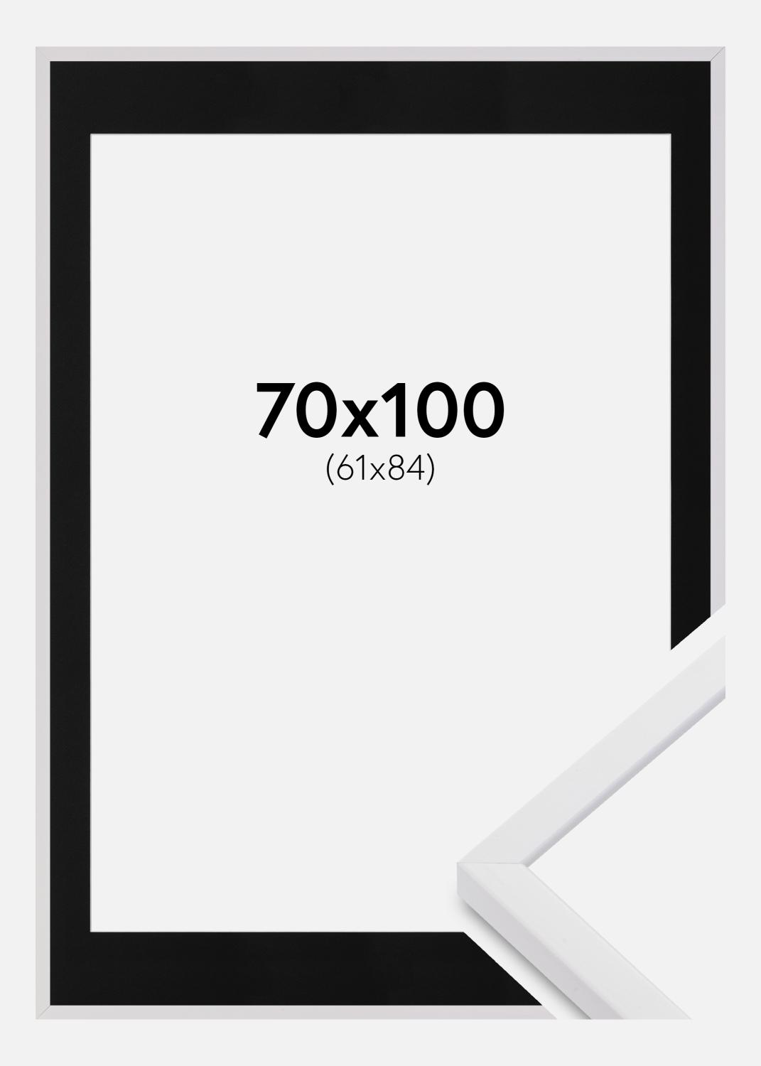 Product Image for Fotolijst E-Line Wide Wit 70x100 cm - Passe-partout Zwart 62x85 cm