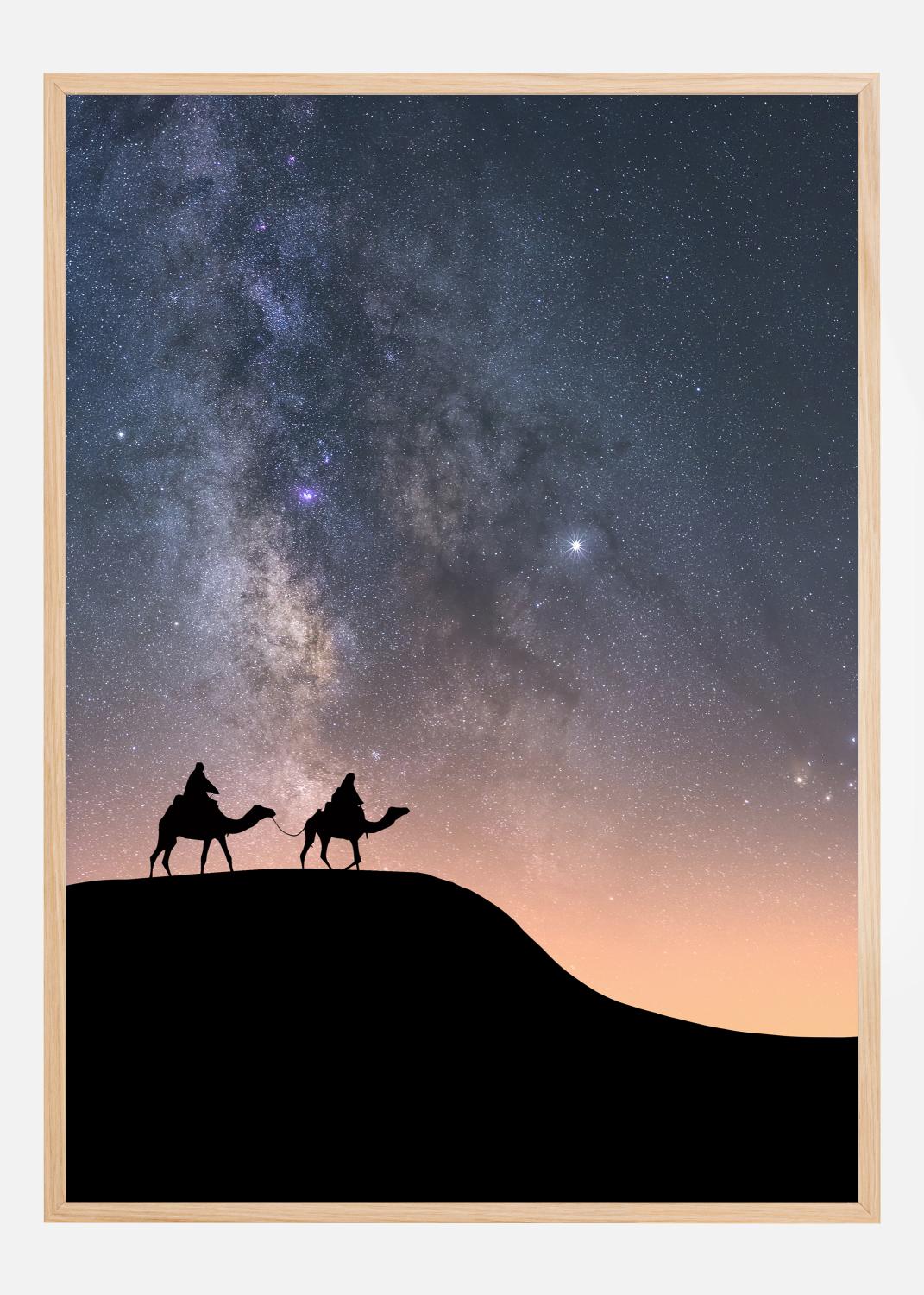 Product Image for Camels Under The Stars Poster (21x29.7 cm (A4))