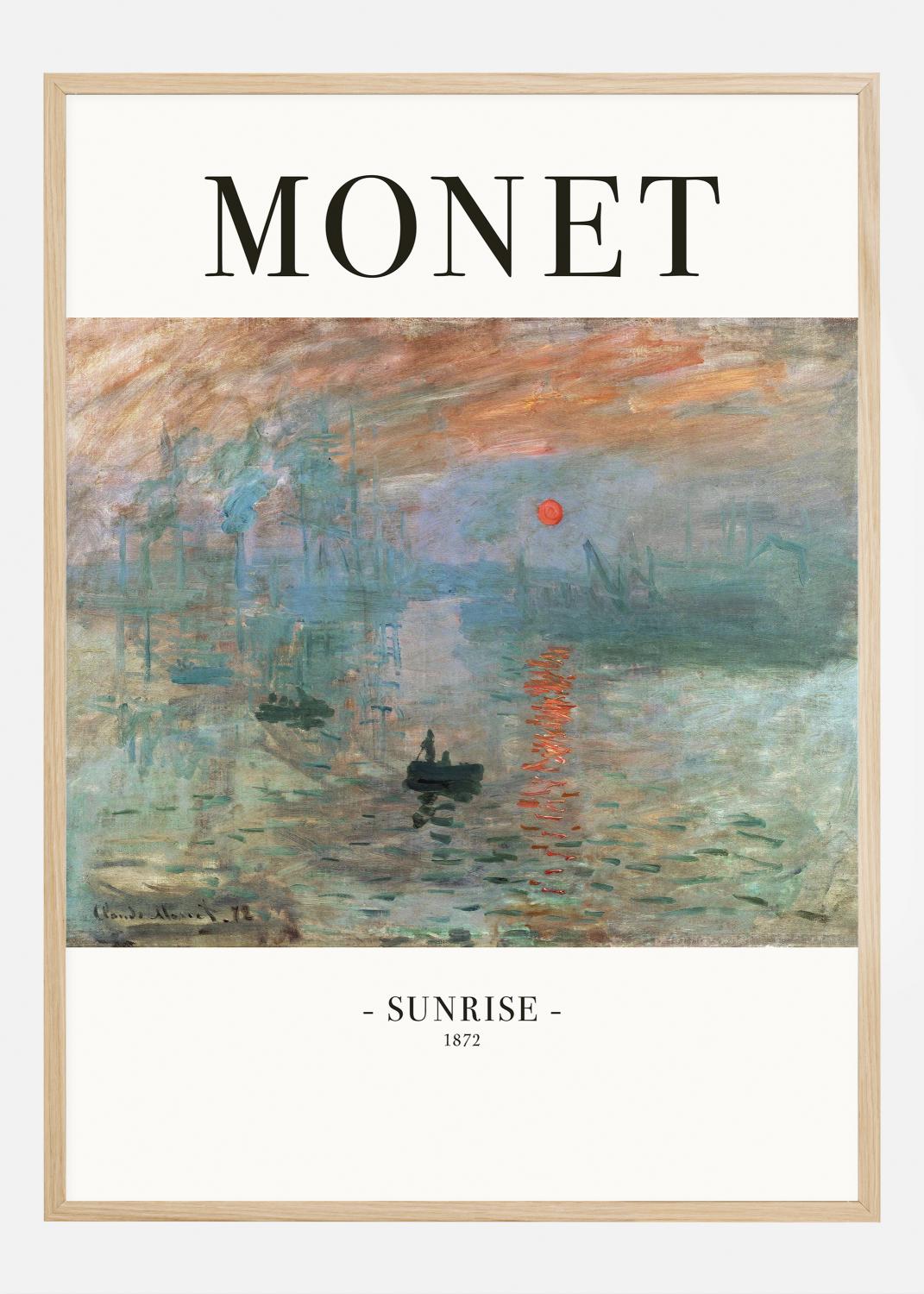 Product Image for Claude Monet -Sunrise 1872 Poster (21x29.7 cm (A4))