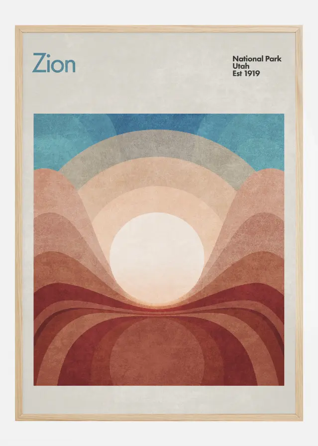 Bildverkstad Zion Poster