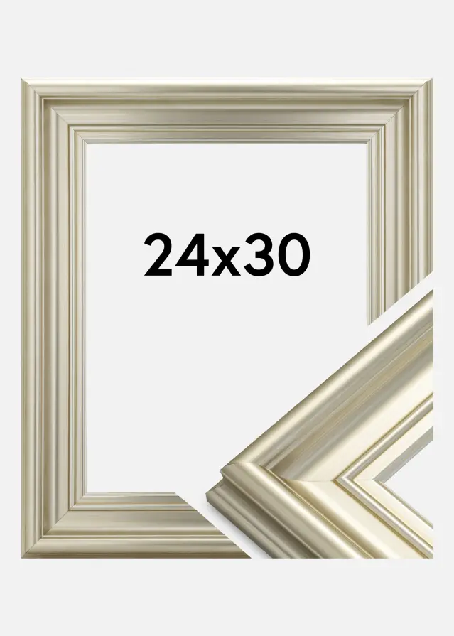 Ramverkstad Fotolijst Mora Premium Zilver 24x30 cm