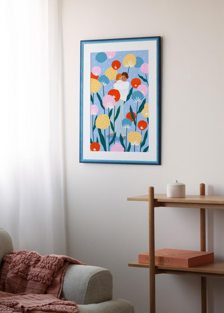 Jämtlands Ramfabrik Fotolijst Cornwall Acrylglas Donkerblauw 50x70 cm