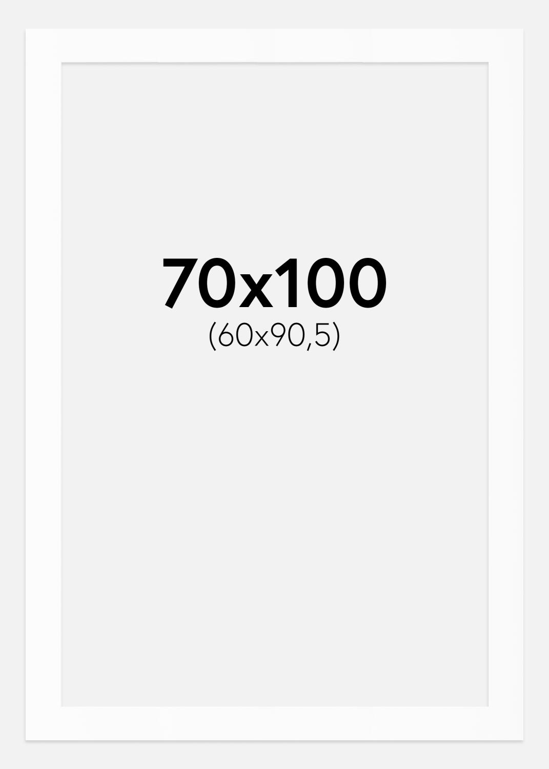 Product Image for Passe-partout Wit Standaard (Witte kern) 70x100 cm (60x90,5)