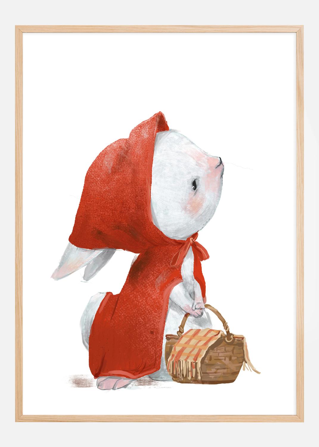 Product Image for Little Red Riding Rabbit Poster (30x40 cm)