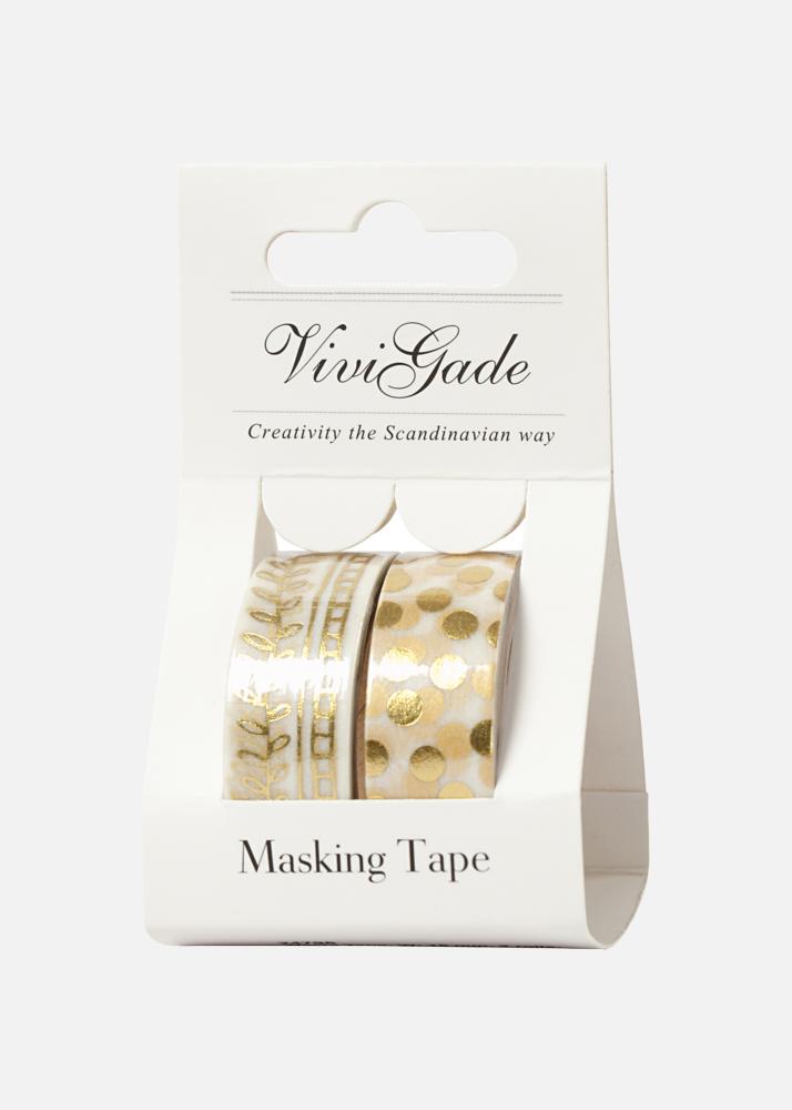 Creativ Company Washi Tape Ranken en Stippen - 15 mm