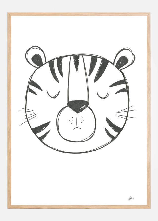 Bildverkstad Tiger Poster