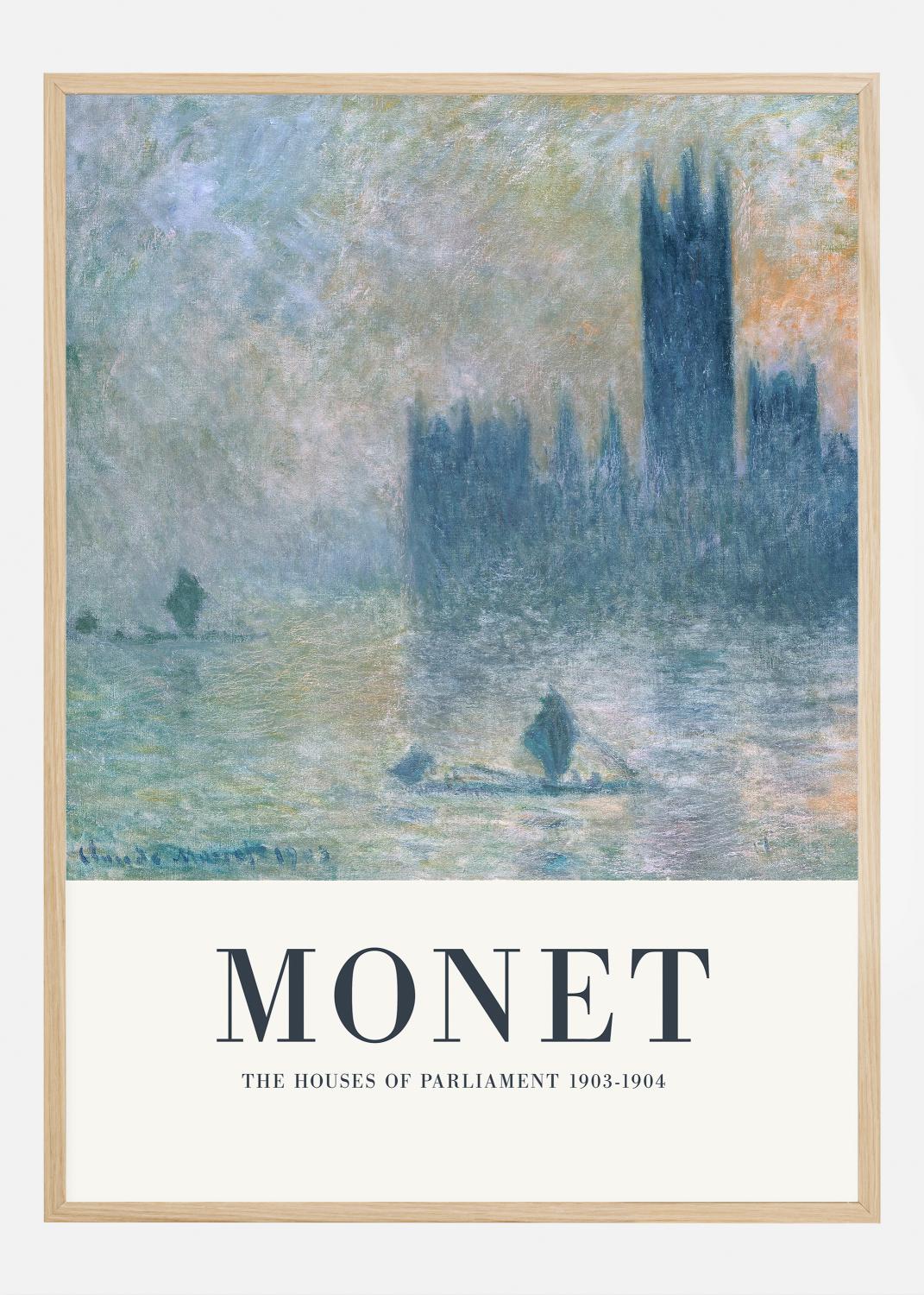 Product Image for Claude Monet -The Houses of Parliament Poster (21x29.7 cm (A4))