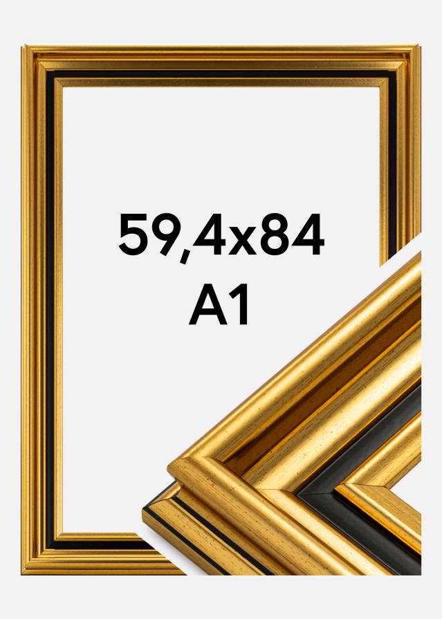 Ramverkstad Fotolijst Gysinge Premium Goud 59,4x84 cm (A1)