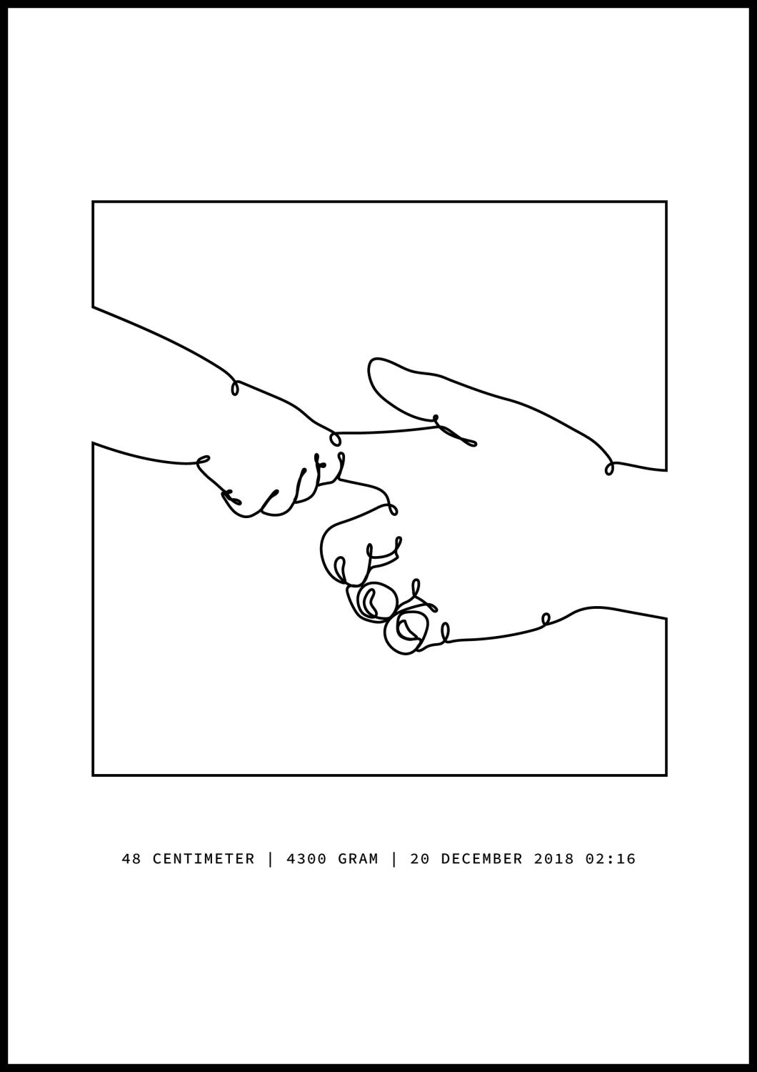 Product Image for Holding Hands II (21x29,7 cm (A4))