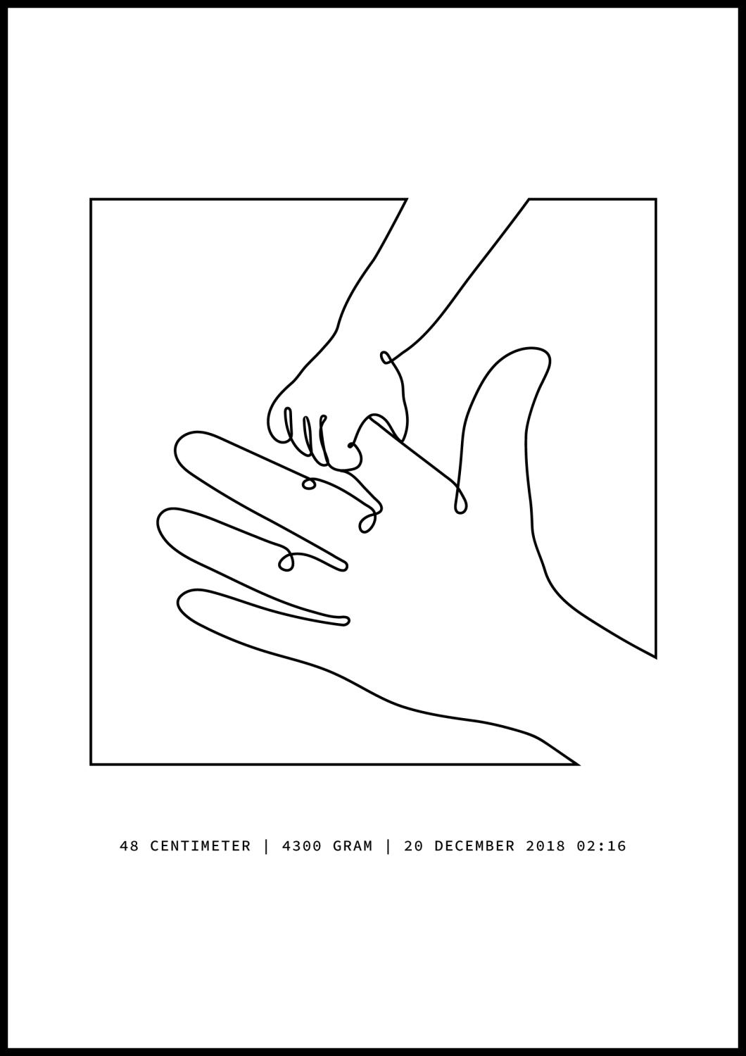 Product Image for Holding Hands V (21x29,7 cm (A4))