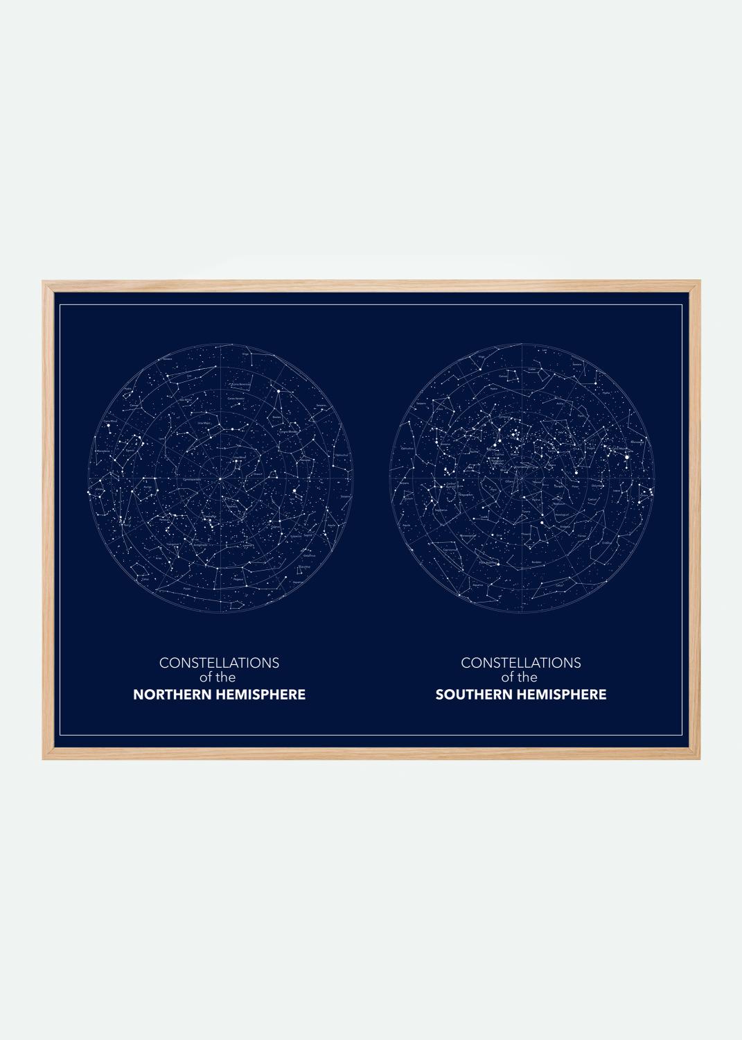 Product Image for Hemispheres Dark Poster (21x29,7 cm (A4))