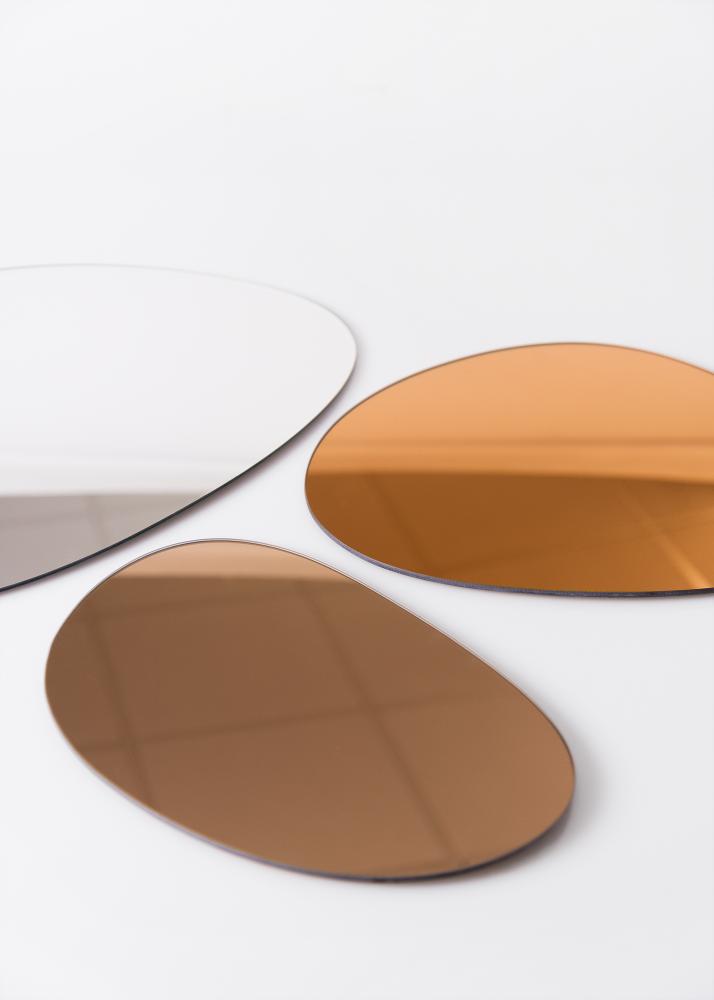 Incado Spiegel Set Orange, Rose Gold & Clear - 3 st.