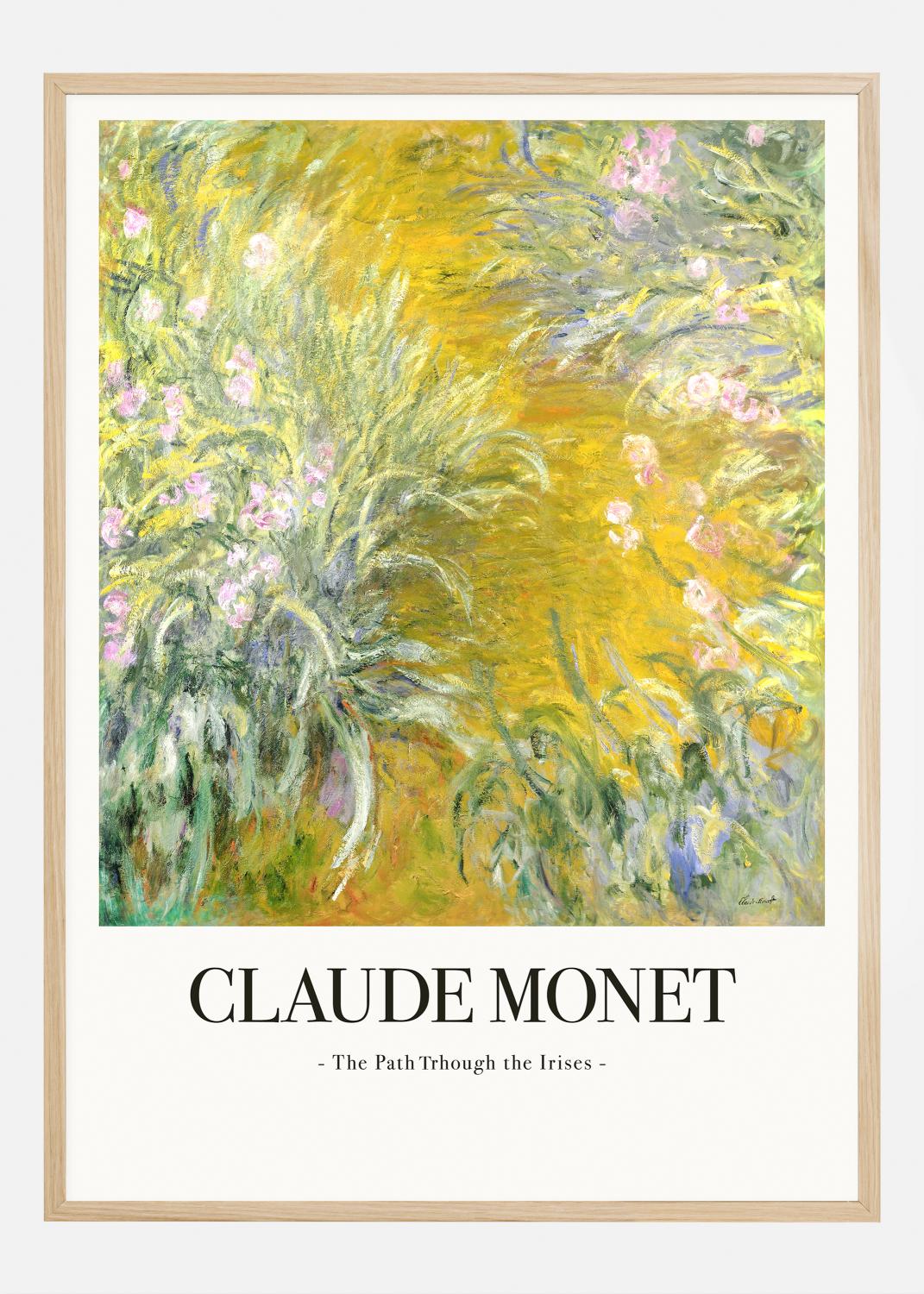 Product Image for Claude Monet -The Path Through The Irises Poster (21x29.7 cm (A4))