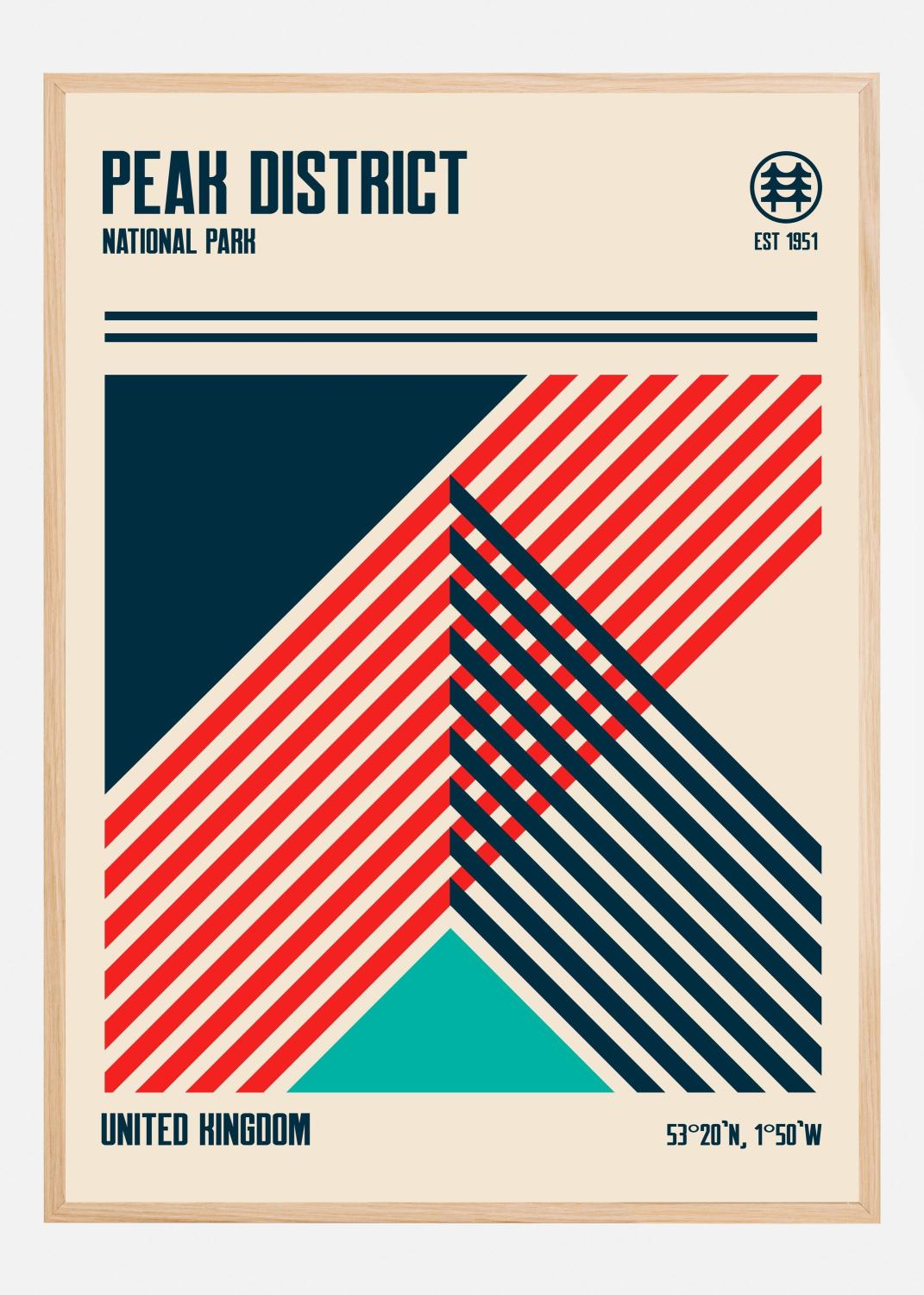 Product Image for Peak District National Park Travel Poster Poster (40x60 cm)