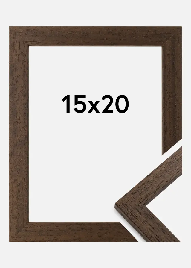 Galleri 1 Fotolijst Brown Wood 15x20 cm