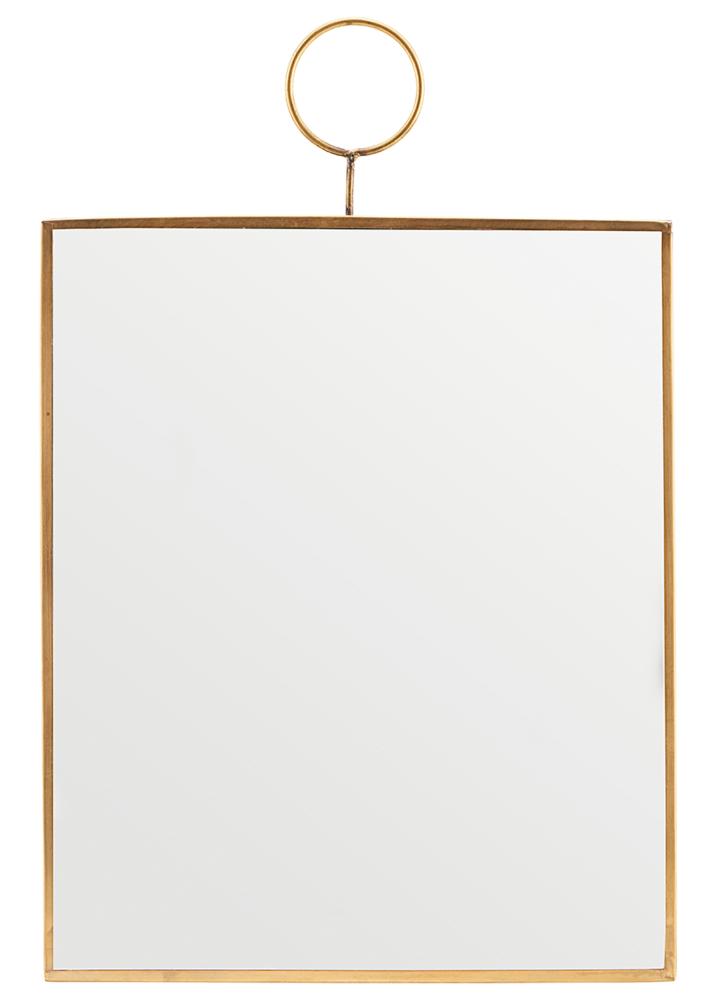 House Doctor Spiegel House Doctor The Loop Messing 25x30 cm