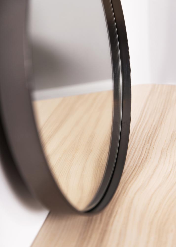 House Doctor Spiegel House Doctor Reflektion Zwart 40 cm Ø