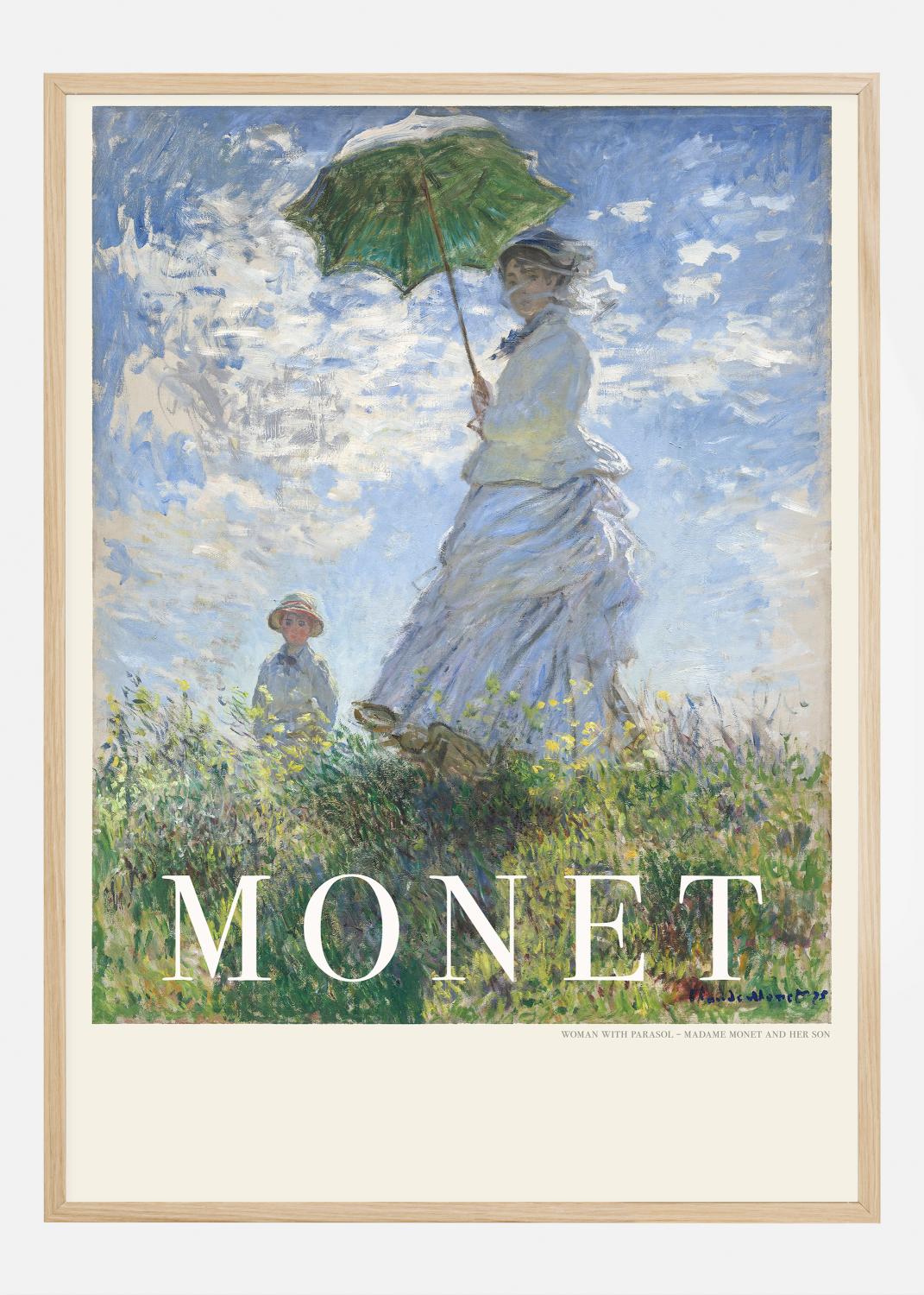 Product Image for Claude Monet -Woman With Parasol Poster (21x29.7 cm (A4))