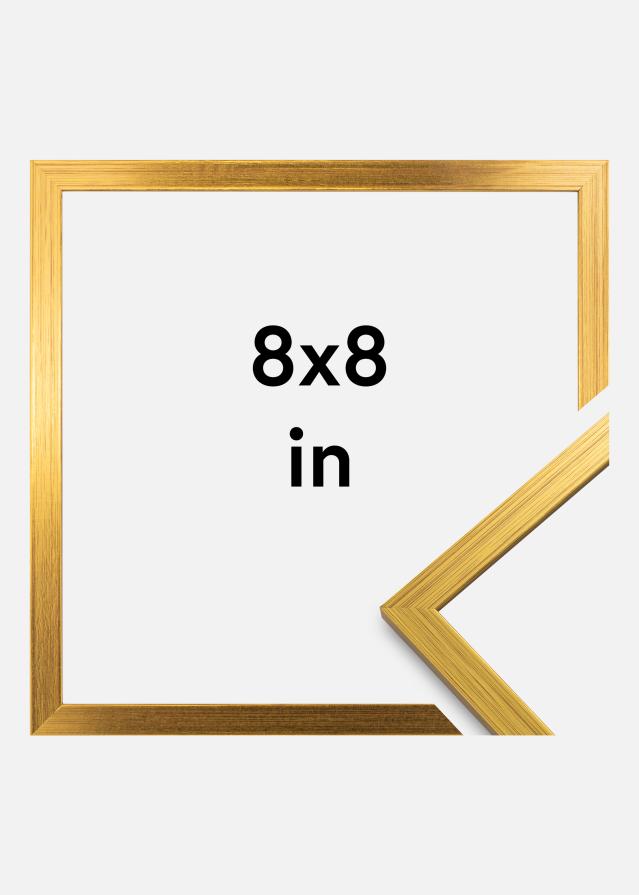 Galleri 1 Fotolijst Edsbyn Goud 8x8 inches (20,32x20,32 cm)