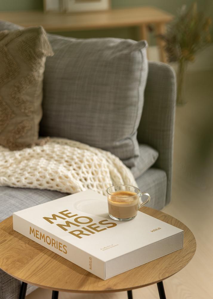 KAILA KAILA MEMORIES Warm Grey XL - Coffee Table Photo Album (20 Zwarte zijden)