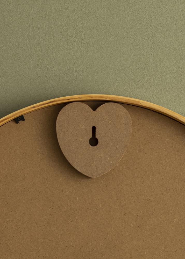 KAILA KAILA Ronde Spiegel Deep - Oak 50 cm Ø