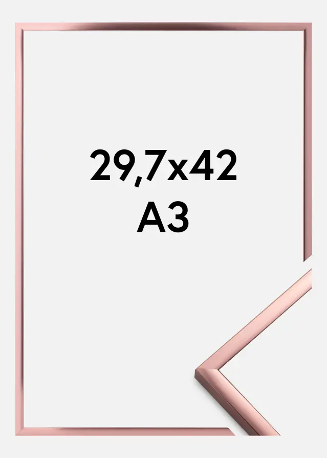Artlink Fotolijst Poster Aluminum Roségoud 29,7x42 cm (A3)