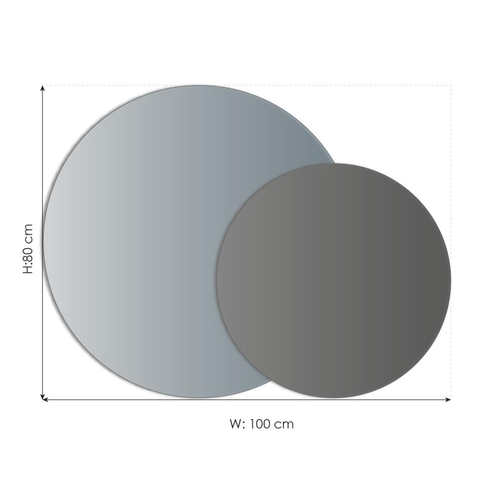 Incado Spiegel Clear & Warm Grey 80x100 cm