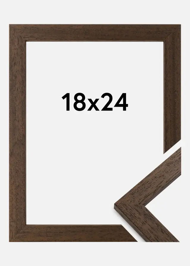 Galleri 1 Fotolijst Brown Wood 18x24 cm