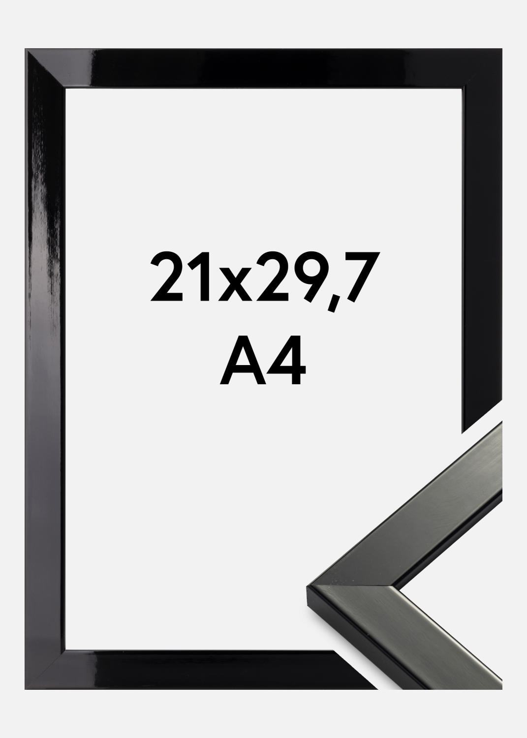 Product Image for Fotolijst Uppsala Acrylglas Zwart Hoogglans 21x29,7 cm (A4)