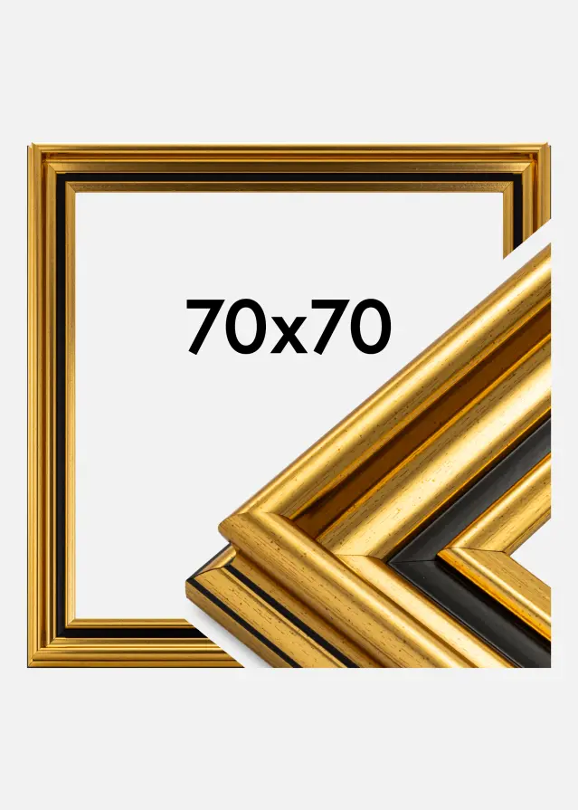 Ramverkstad Fotolijst Gysinge Premium Goud 70x70 cm