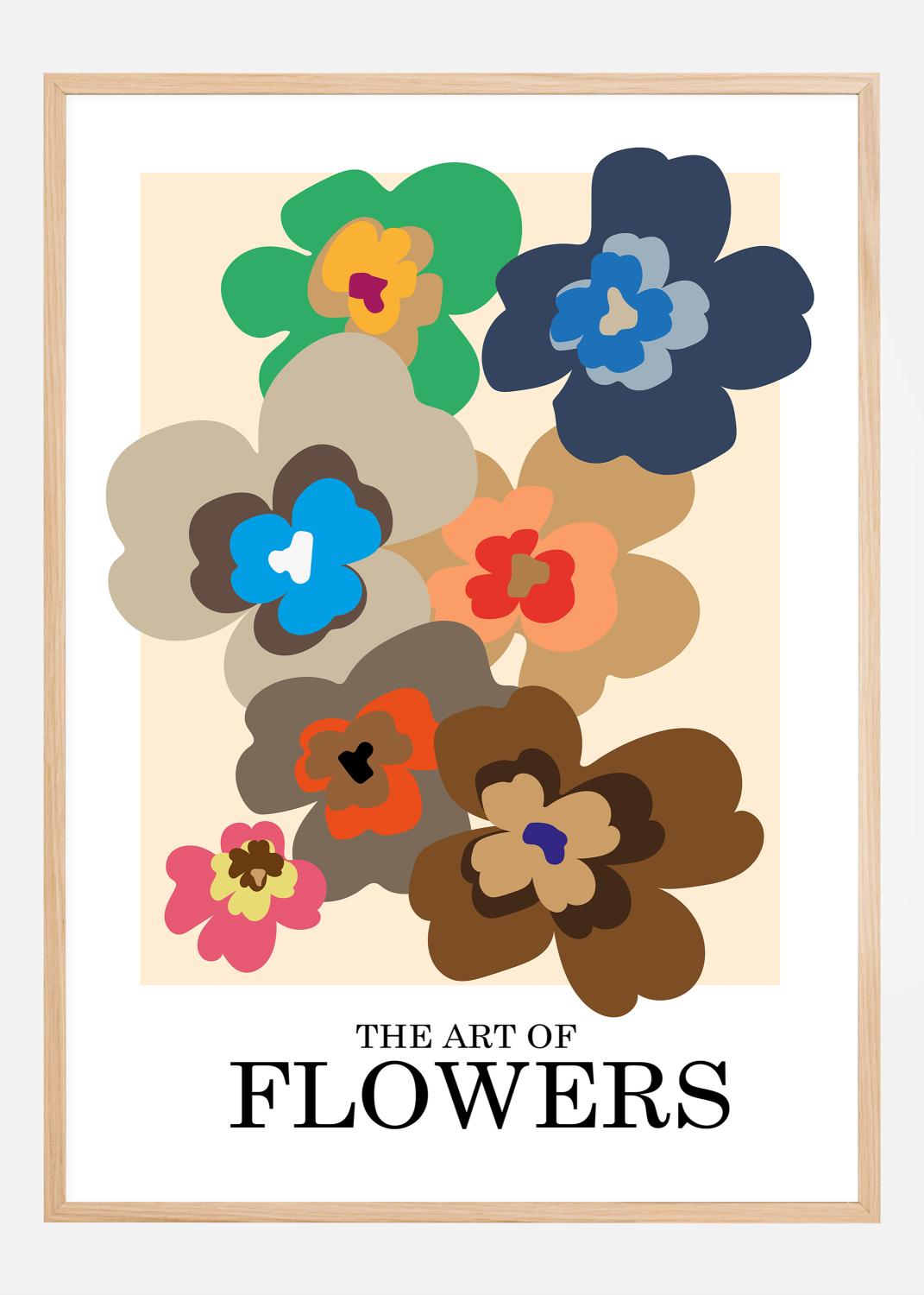 Product Image for The Art Of Flowers Pink Poster (21x29.7 cm (A4))