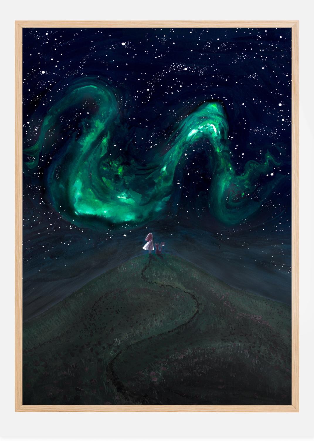 Product Image for Northern Lights Poster (21x29,7 cm (A4))