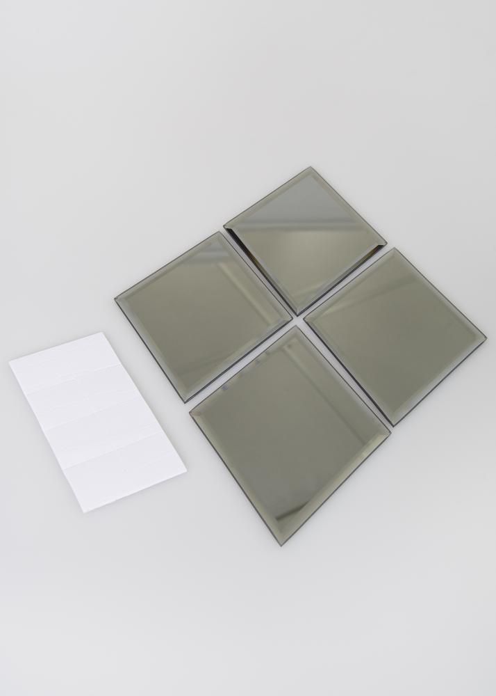 House Doctor Spiegel House Doctor Diamond Grijs 16x22 cm