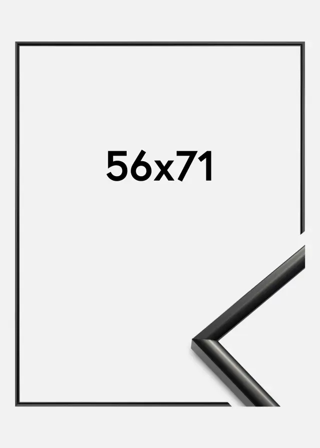 BGA Fotolijst New Lifestyle Acrylglas Zwart 56x71 cm