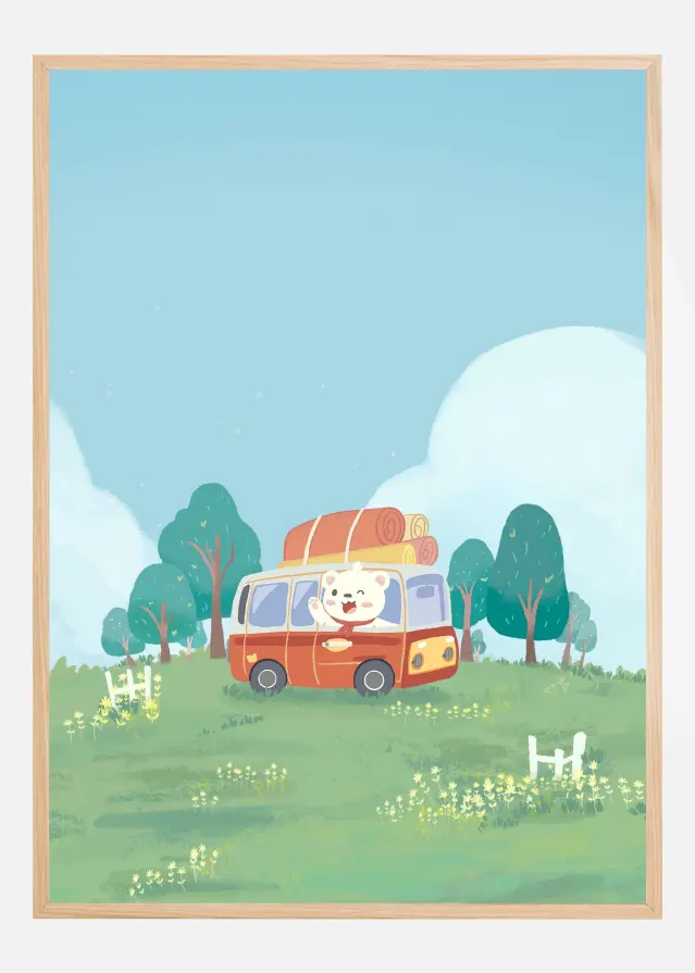 Bildverkstad Bears Picnic Day Out II Poster