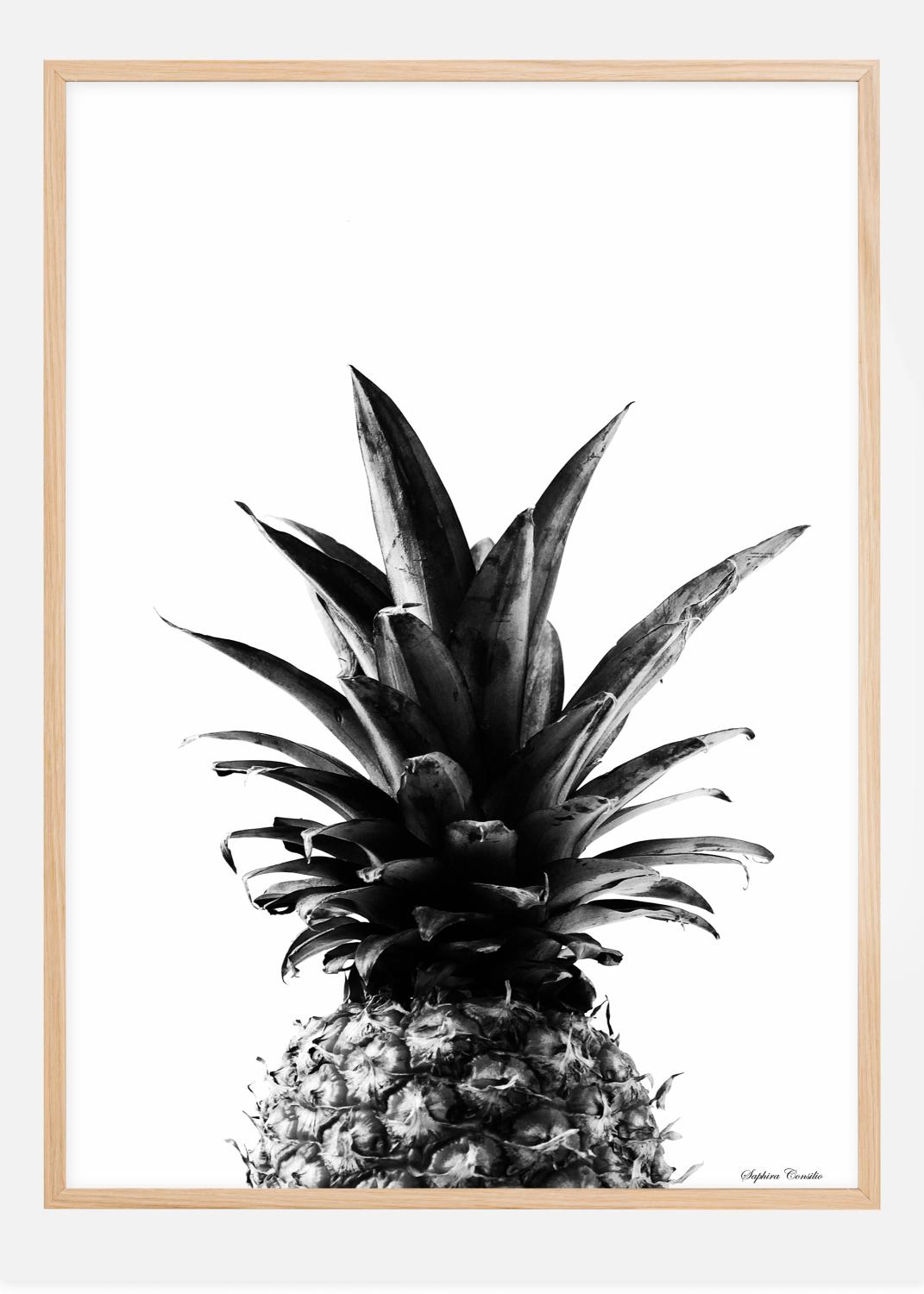 Product Image for Pineapple B&amp;W Poster (21x29,7 cm (A4))