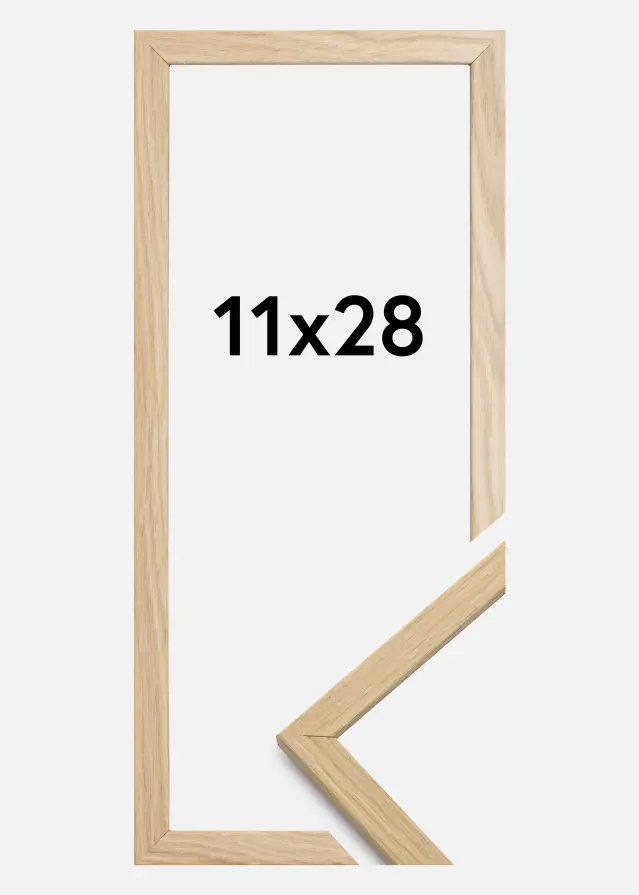 Galleri 1 Fotolijst Edsbyn Acrylglas Eikenhout 11x28 cm