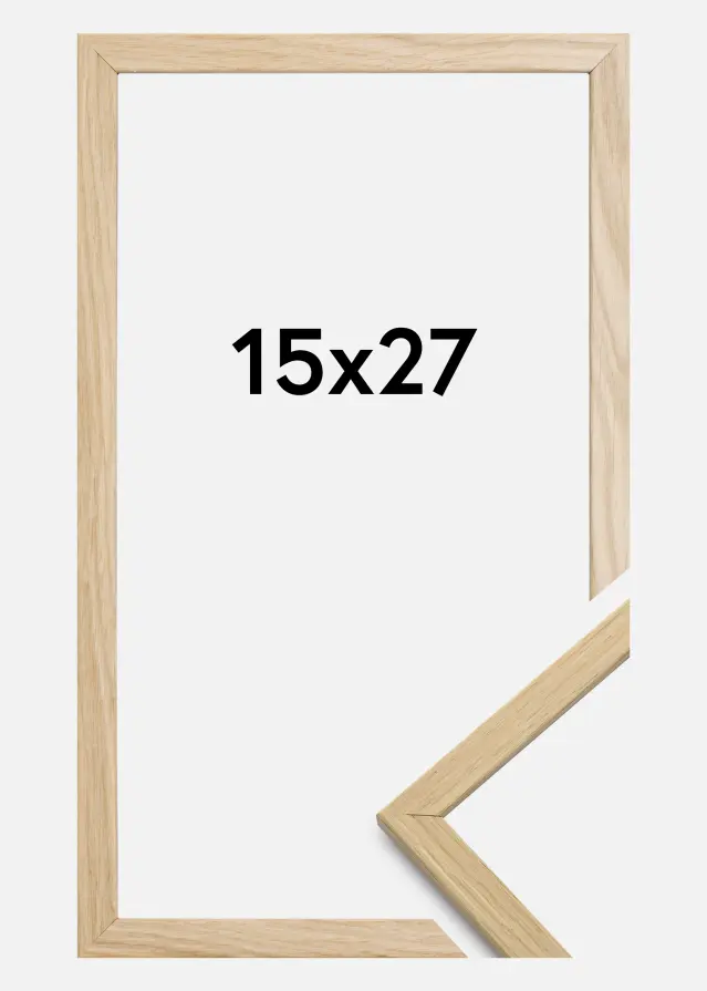Galleri 1 Fotolijst Edsbyn Acrylglas Eikenhout 15x27 cm